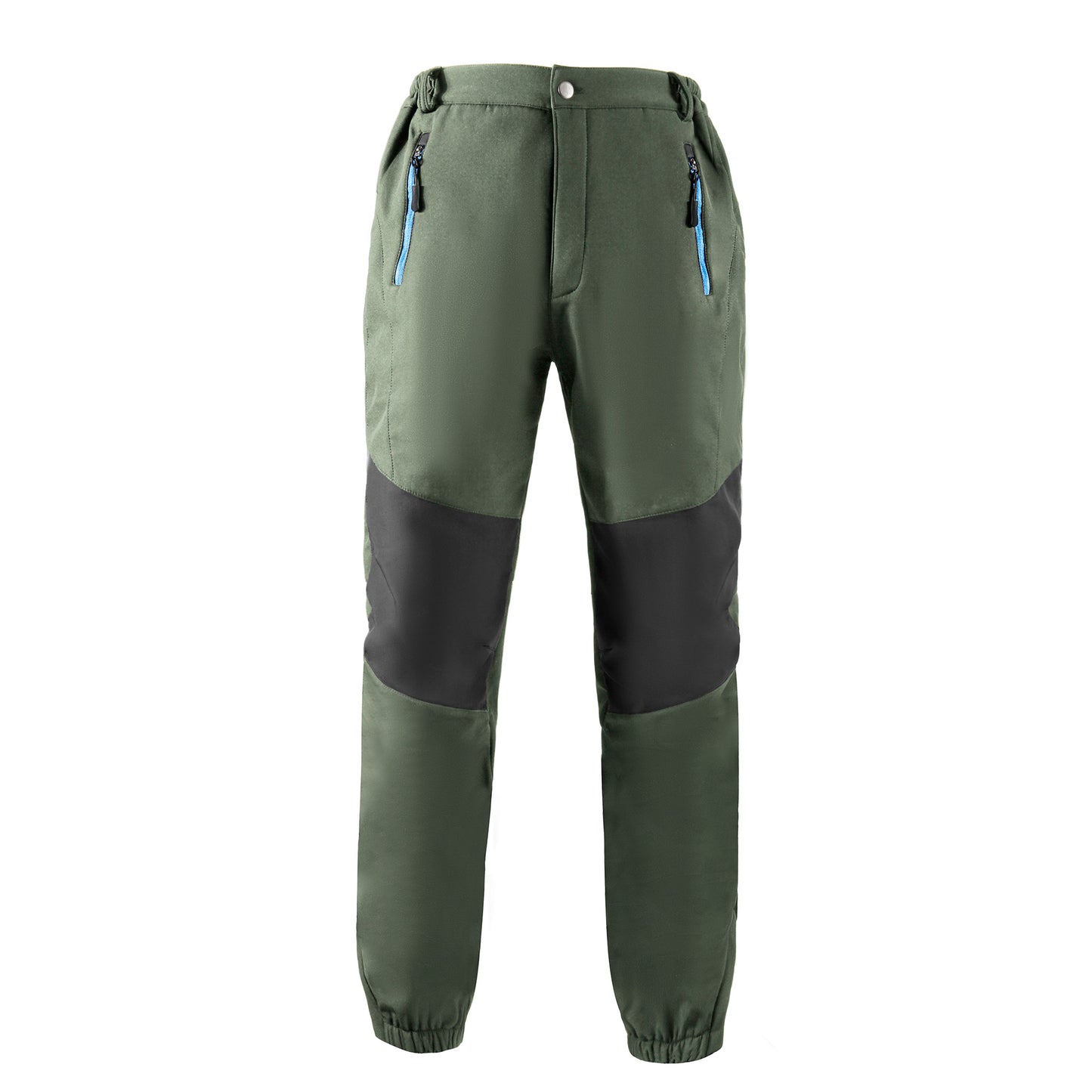Men's A/W scratch-proof waterproof warm patchwork outdoor waterproof pants