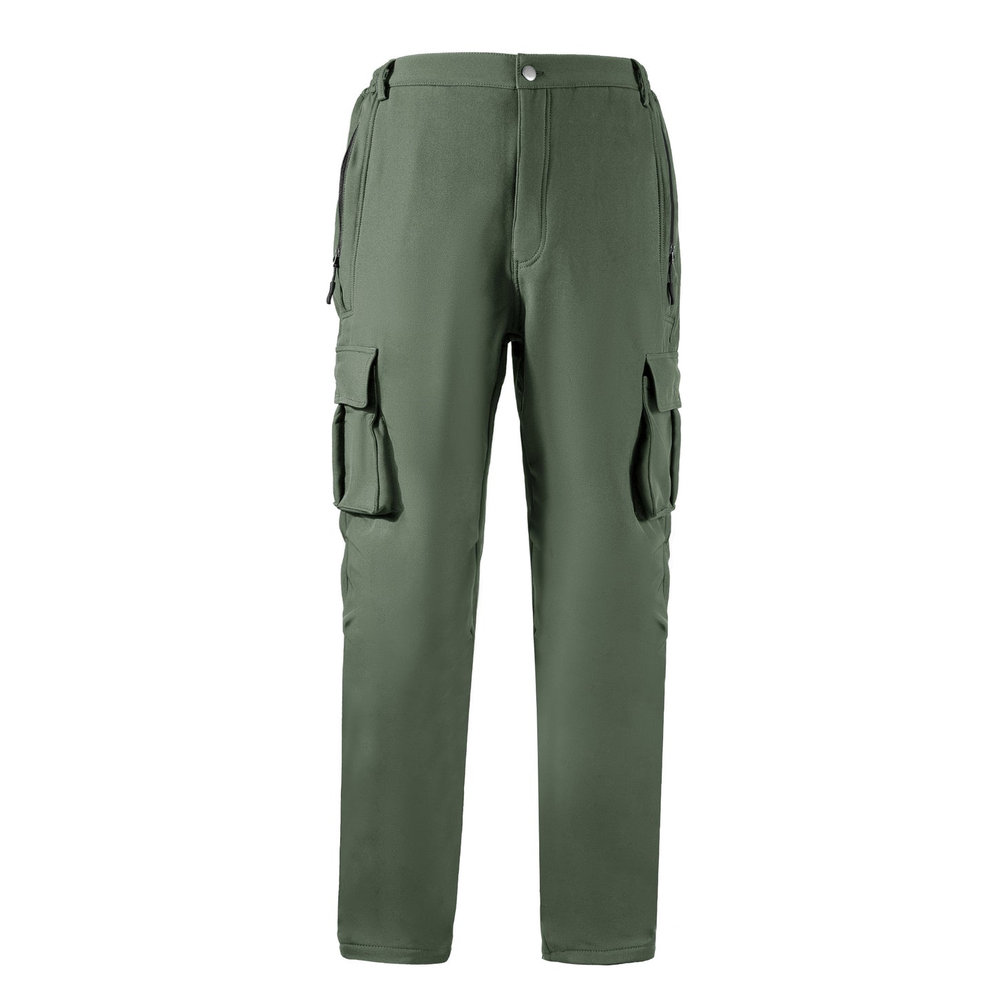 Men's A/W warm scratch-resistant and water-resistant overalls large pocket outdoor assault pants