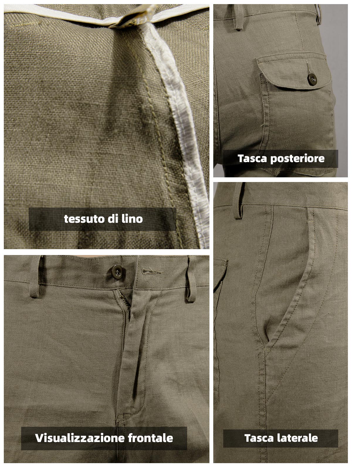 Men's S/S Linen pants