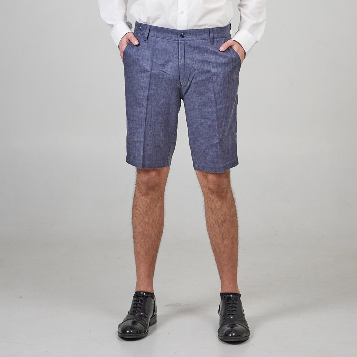 Men's S/S linen business casual shorts