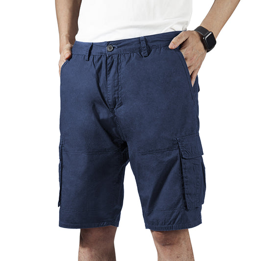 Men's S/S cotton cargo shorts