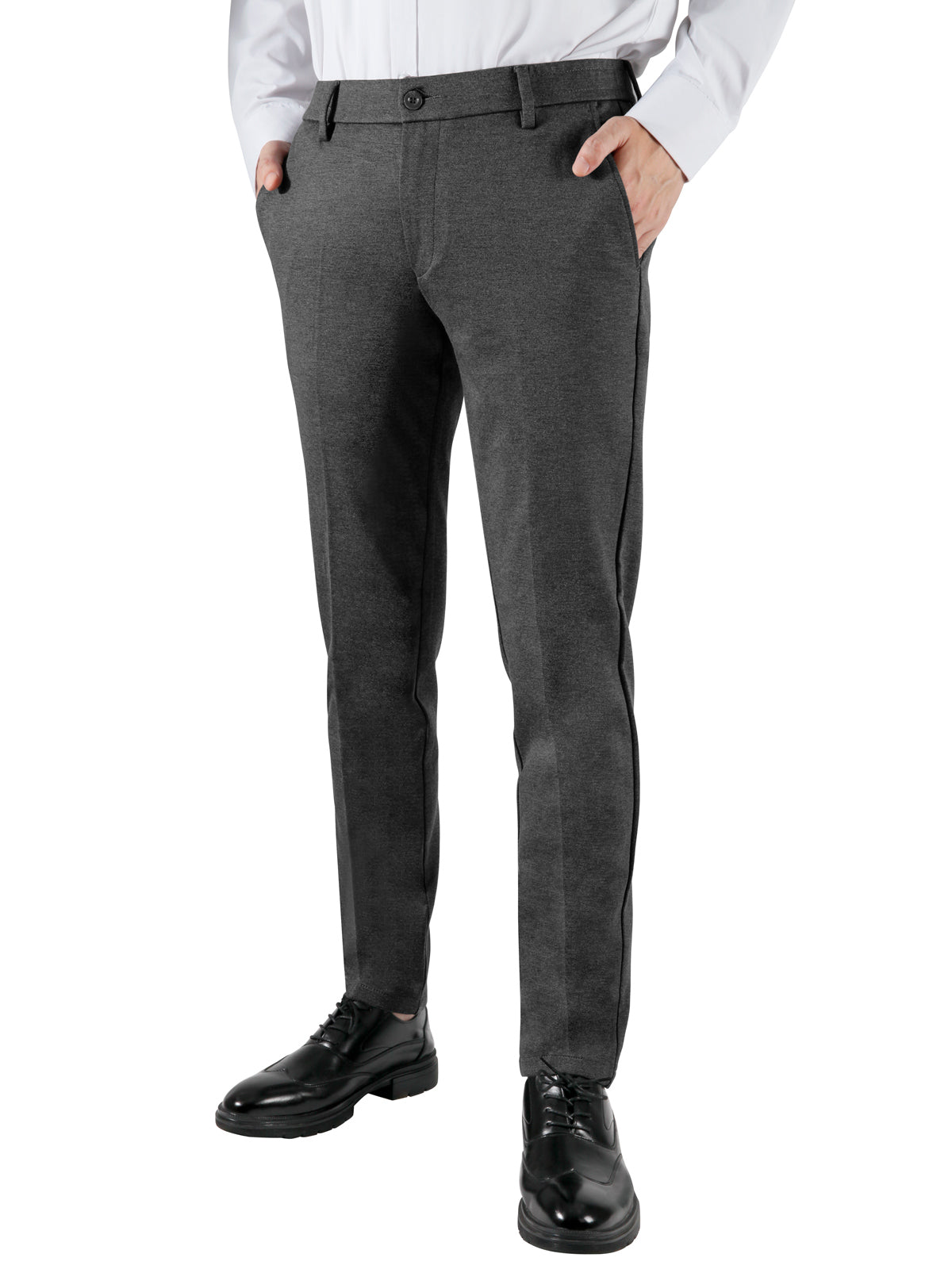 Men's A/W casual business slim tapered trousers