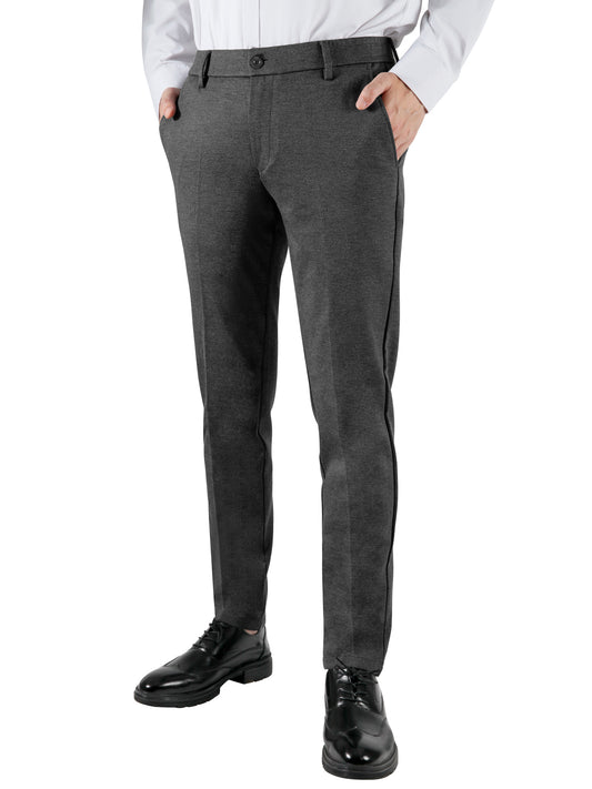 Men's A/W casual business slim tapered trousers