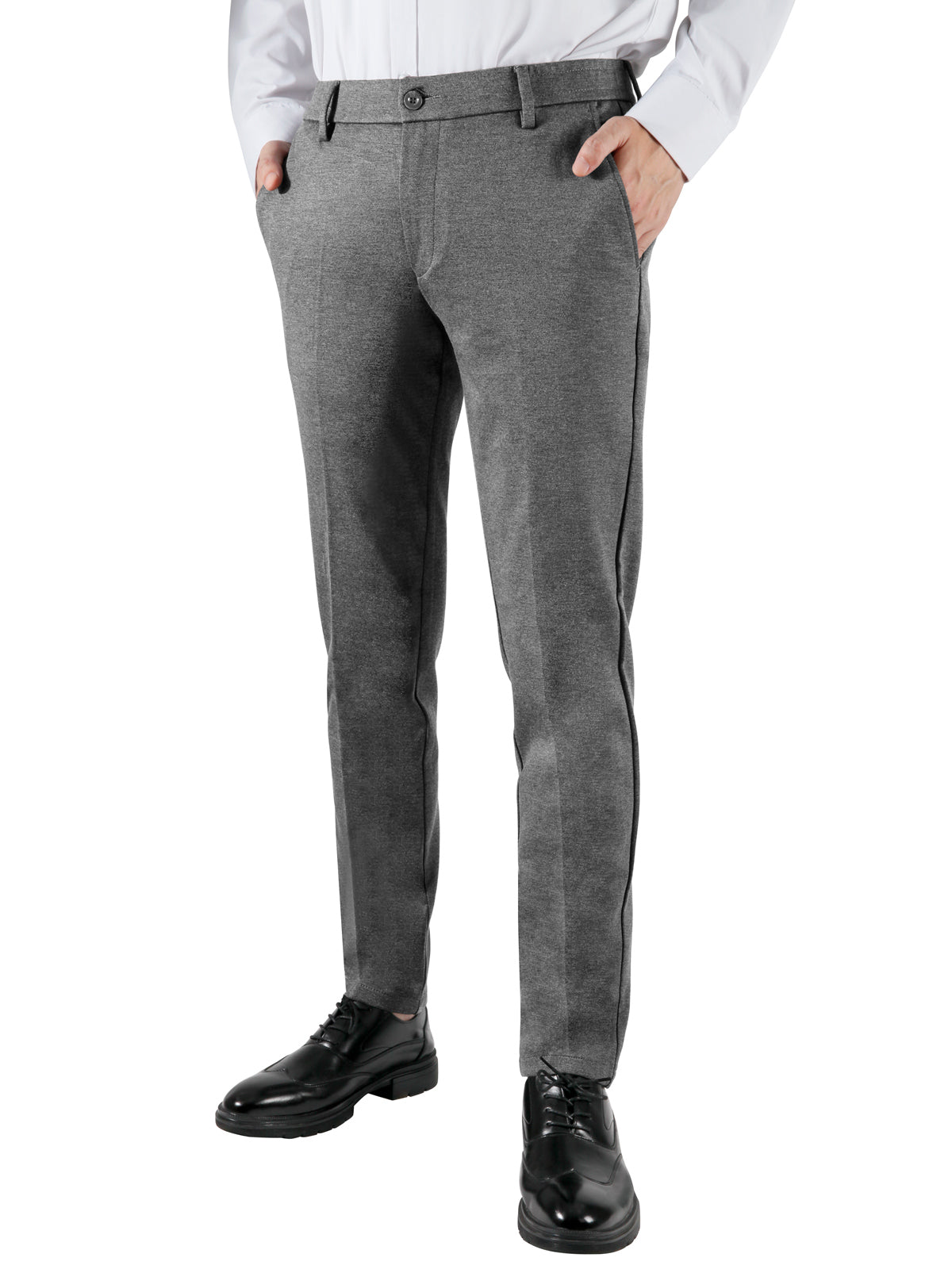 Men's A/W casual business slim tapered trousers