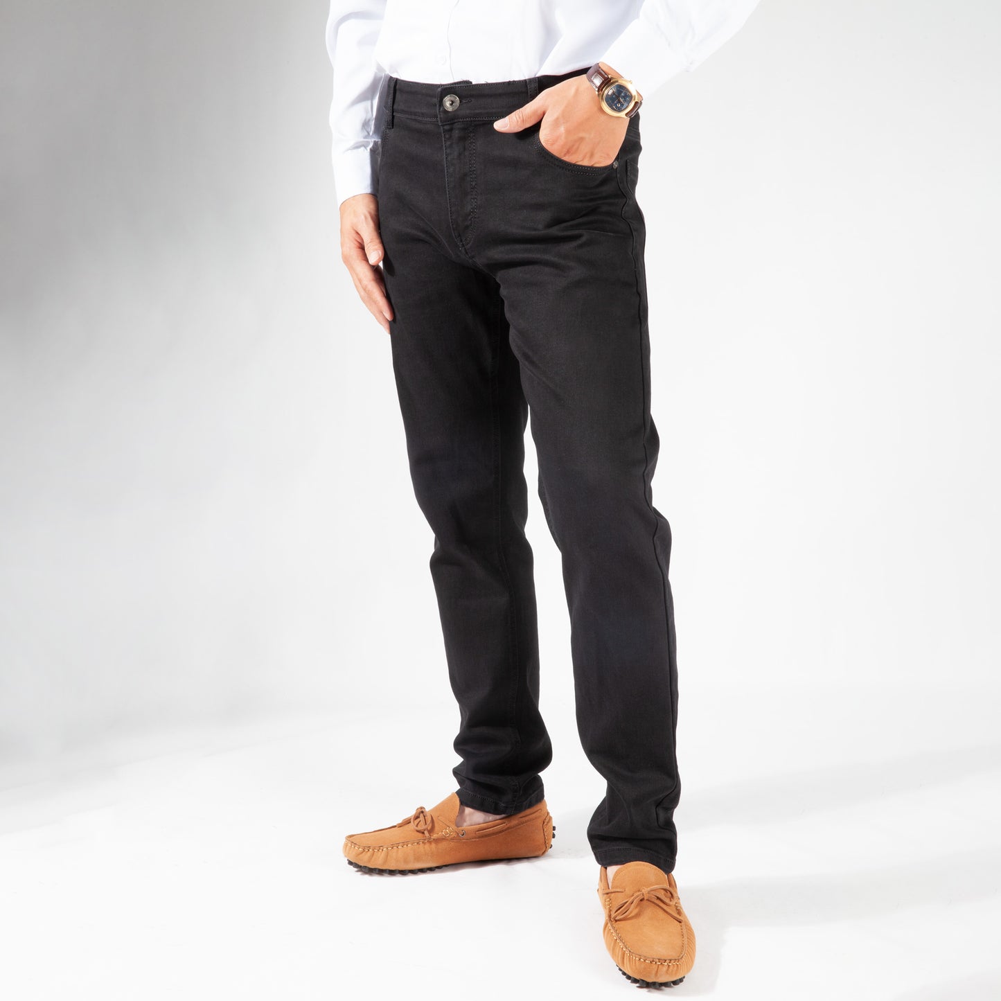 Men's A/W cotton straight jeans