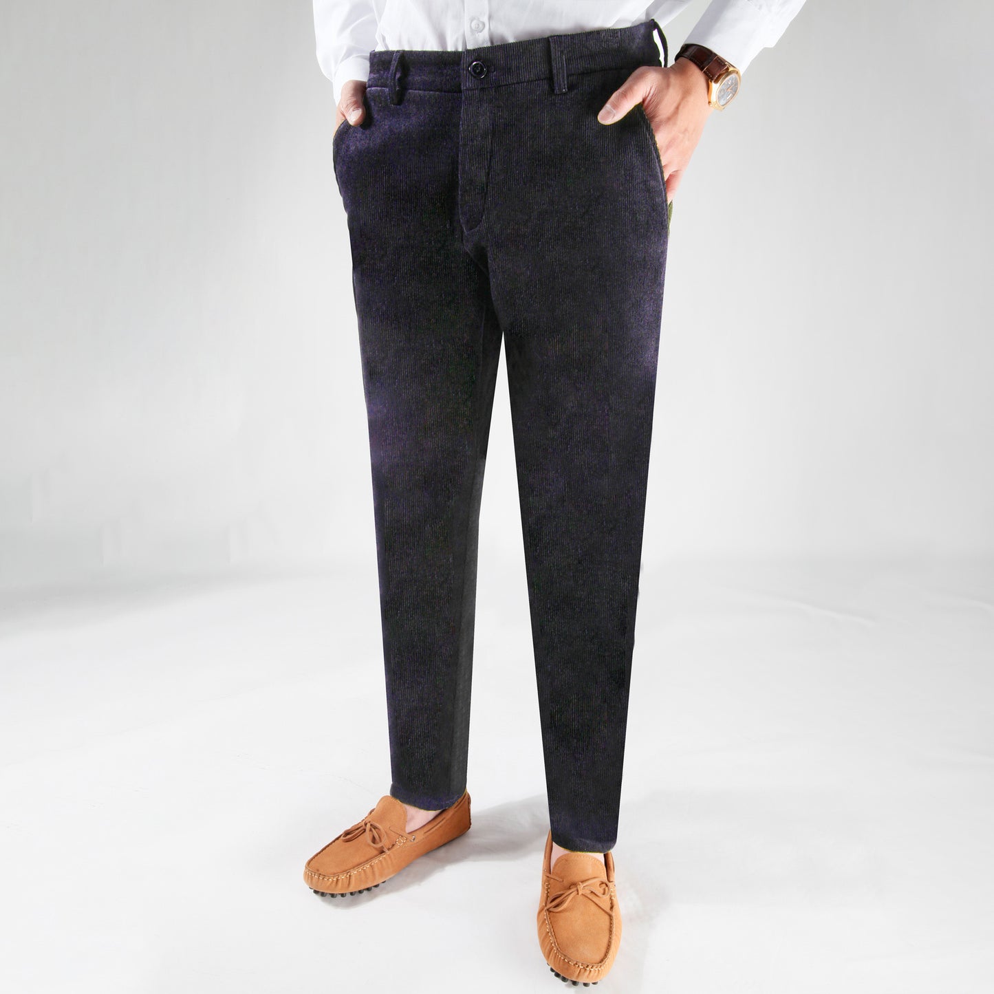 Men's A/W Corduroy Casual Business Tapered Pants