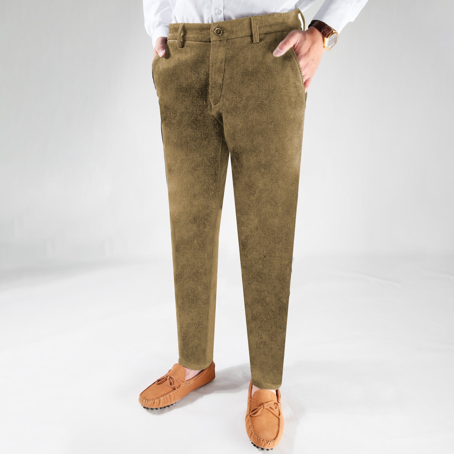 Men's A/W Corduroy Casual Business Tapered Pants