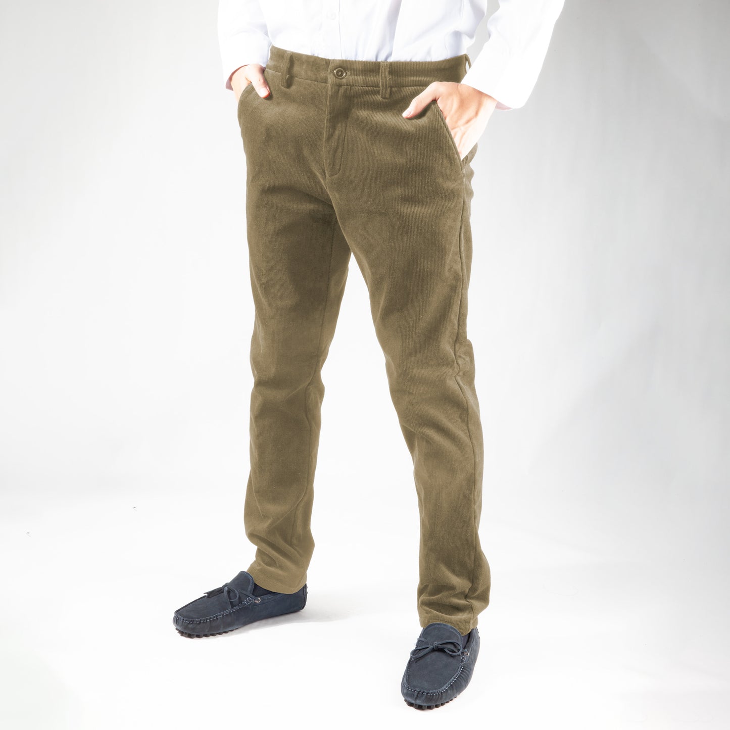 Men's A/W corduroy fleece suit pants