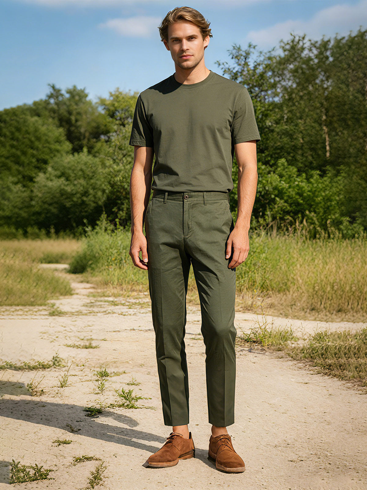 Men's S/S Patterned dress pants