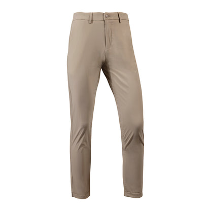 Men's S/S Warp-Knit Cropped Pants with Cuffed Hem