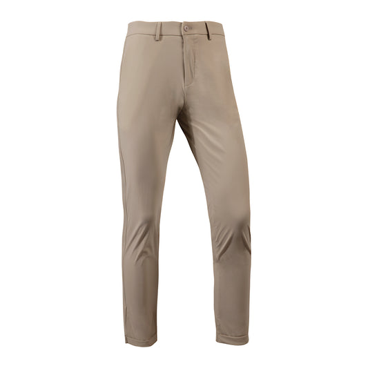 Men's S/S Warp-Knit Cropped Pants with Cuffed Hem