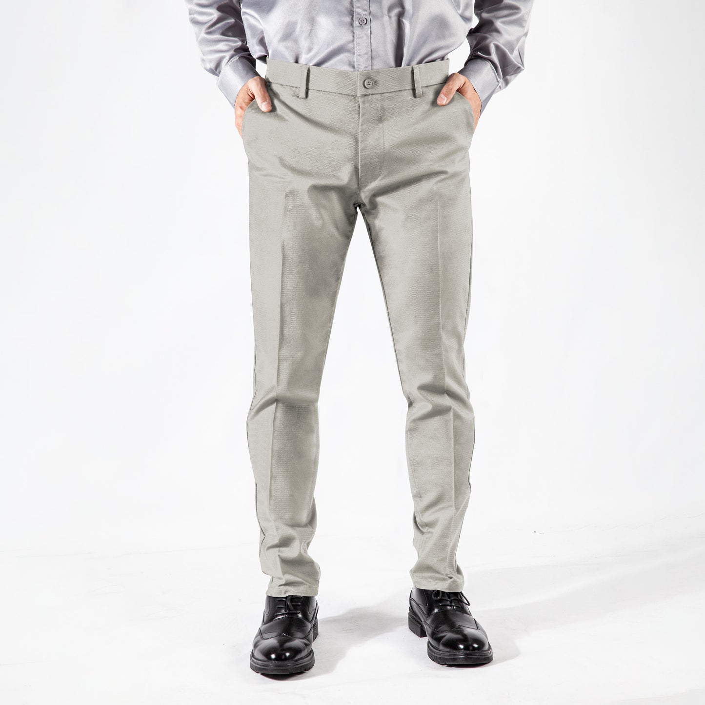 Men's S/S Jacquard Casual Business Pants