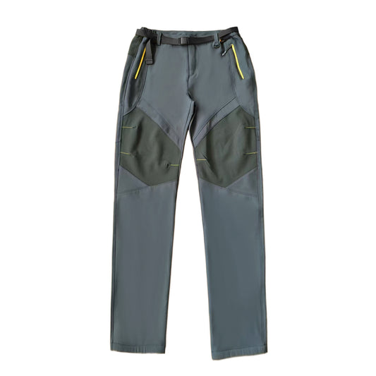 Men's A/W Winter Water-Resistant Windproof Fleece Pants - Thermal Outdoor Hiking Trousers
