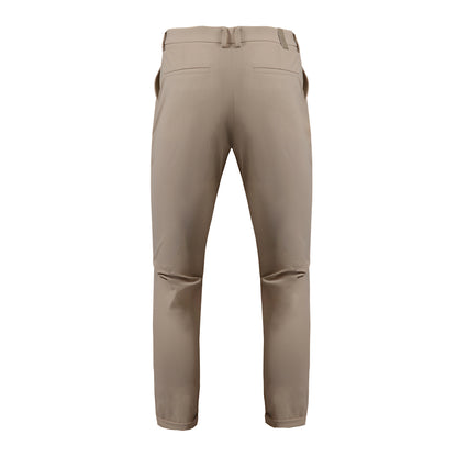 Men's S/S Warp-Knit Cropped Pants with Cuffed Hem