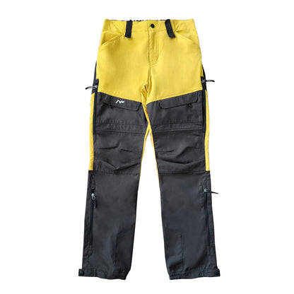 Men's A/W Heavy-Duty Water-Resistant Windproof Fleece Pants - Warm Outdoor Hiking Trousers