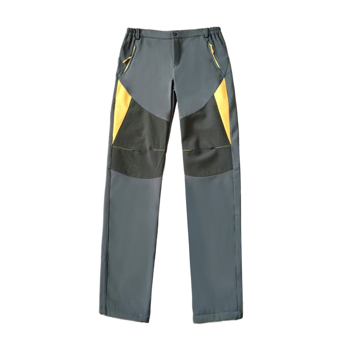 Men's A/W Outdoor Thermal Windproof Fleece-Lined Pants - Waterproof Scratch-Resistant Hiking Trousers