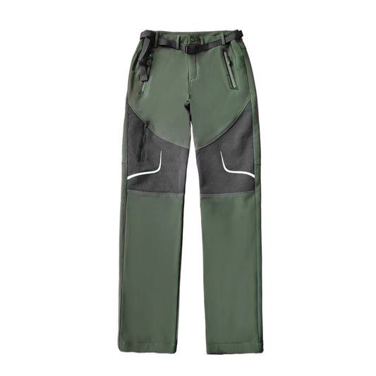 Men's A/W Winter Waterproof Fleece-Lined Pants - Windproof Thermal Outdoor Adventure Trousers