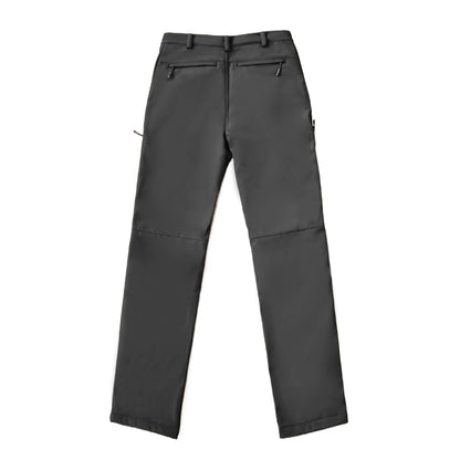 Men's A/W Outdoor Waterproof Windproof Fleece-Lined Pants - Durable Thermal Scratch-Resistant Design
