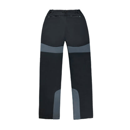 Men's A/W color splicing anti-scratch anti-splash waterproof warm fleece pants