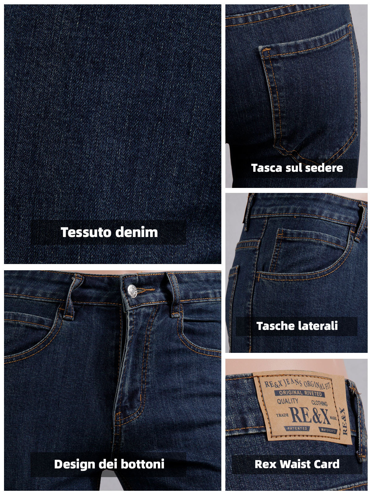 Men's A/W Composite brushed denim jeans