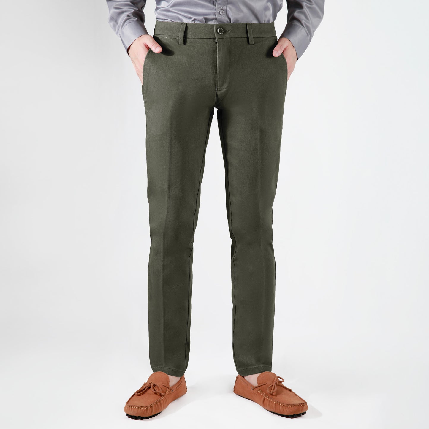 Men's A/W cotton tapered casual business pants
