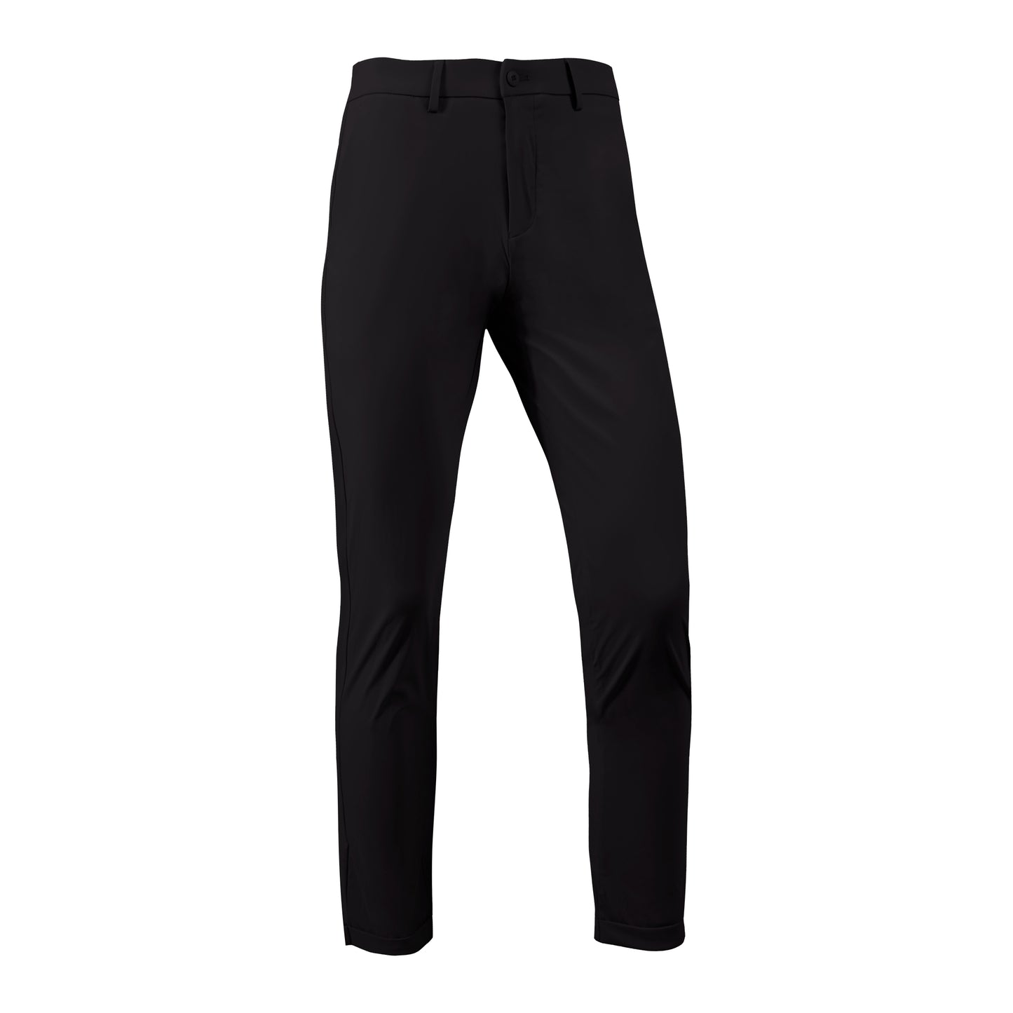Men's S/S Warp-Knit Cropped Pants with Cuffed Hem