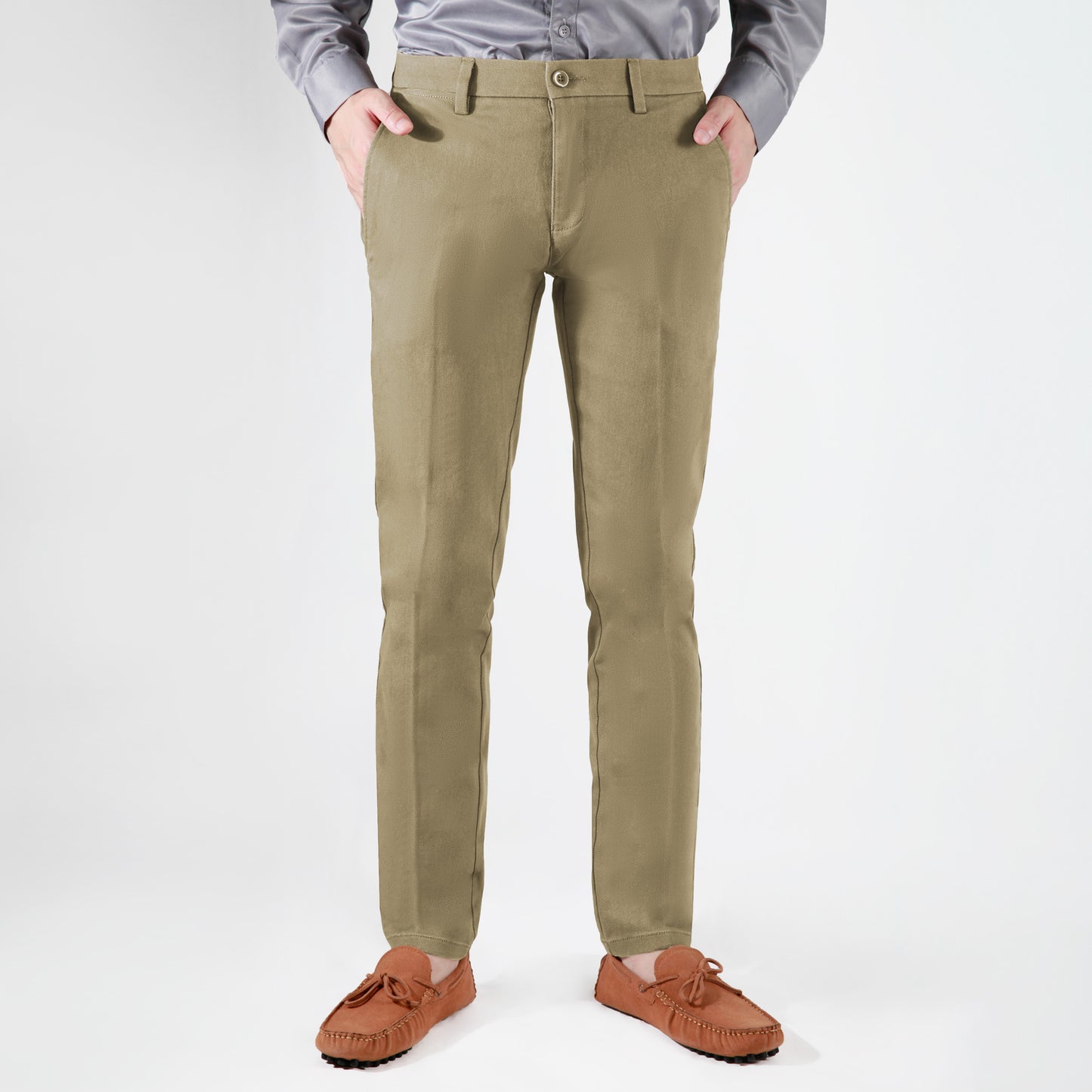 Men's A/W cotton tapered casual business pants