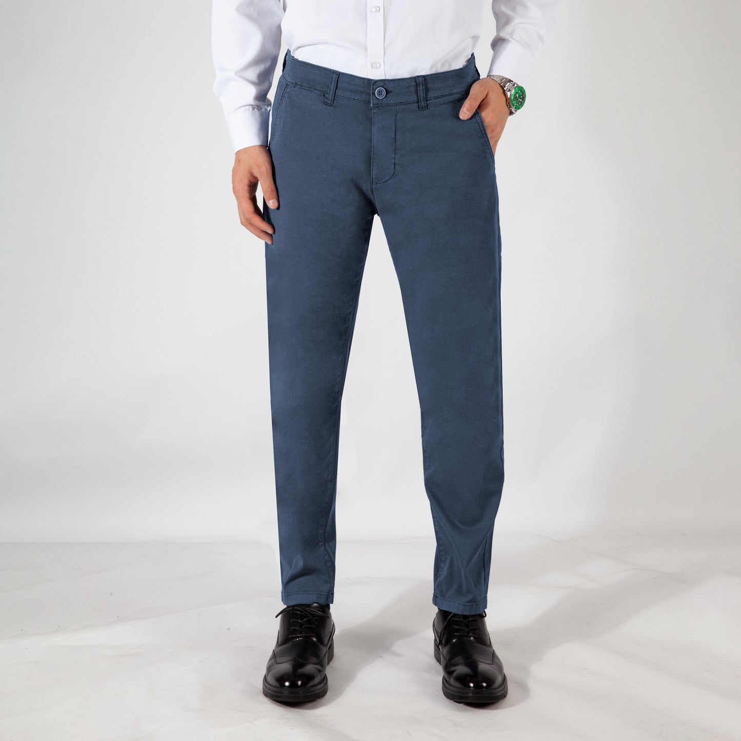 Men's S/S jacquard trousers