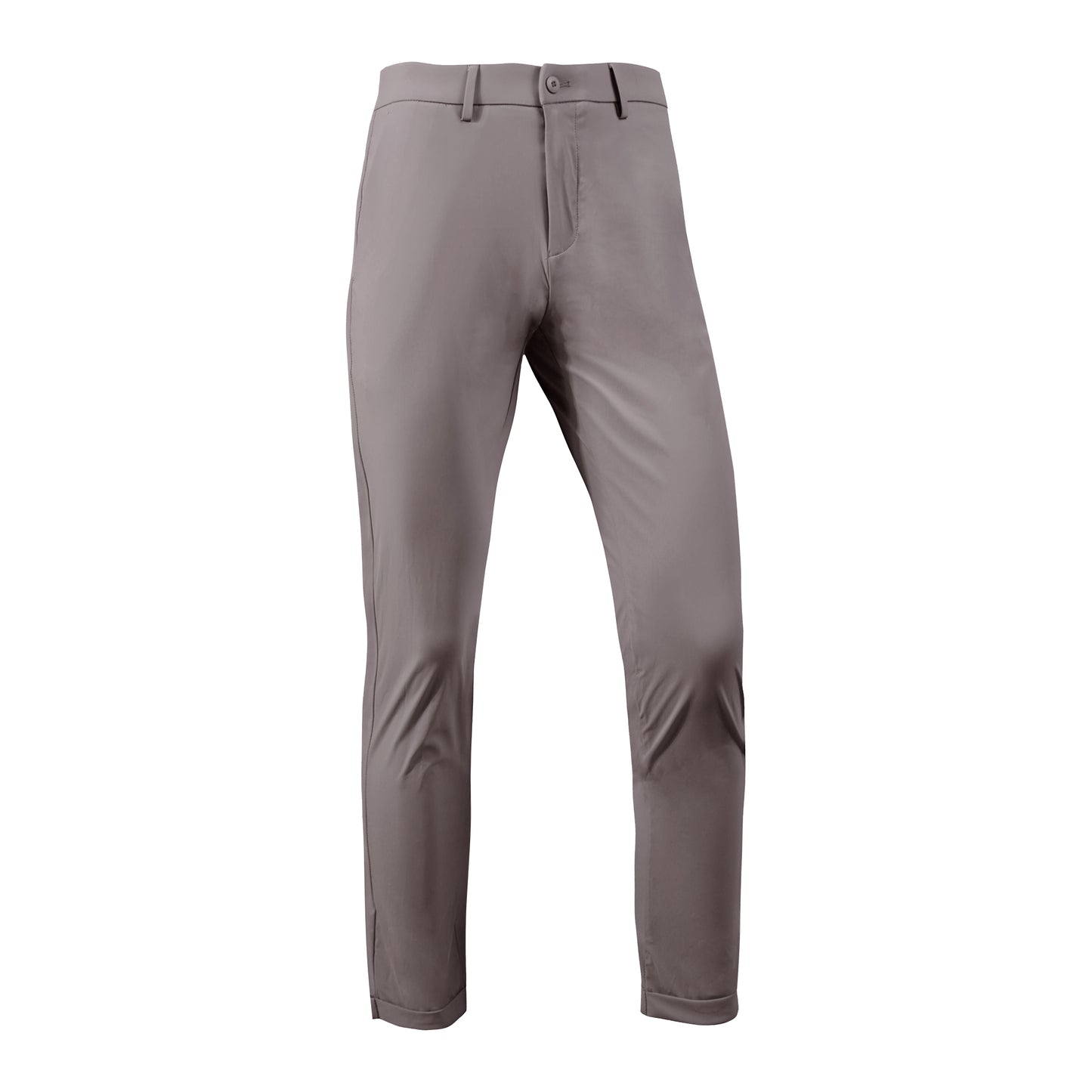 Men's S/S Warp-Knit Cropped Pants with Cuffed Hem