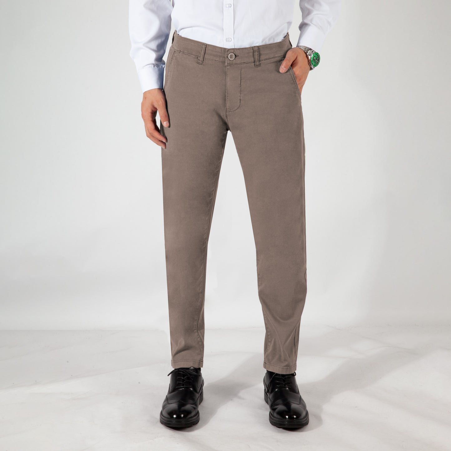Men's S/S jacquard trousers