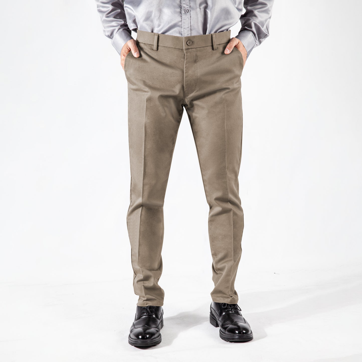 Men's S/S Jacquard Casual Business Pants