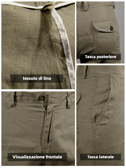 Men's S/S Linen pants