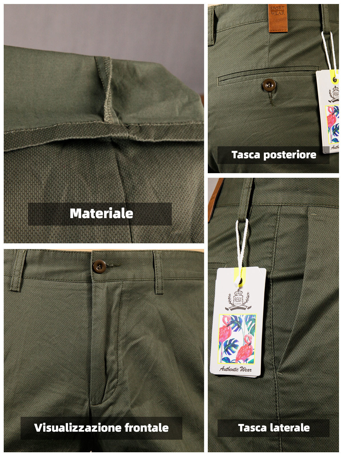 Men's S/S Patterned dress pants