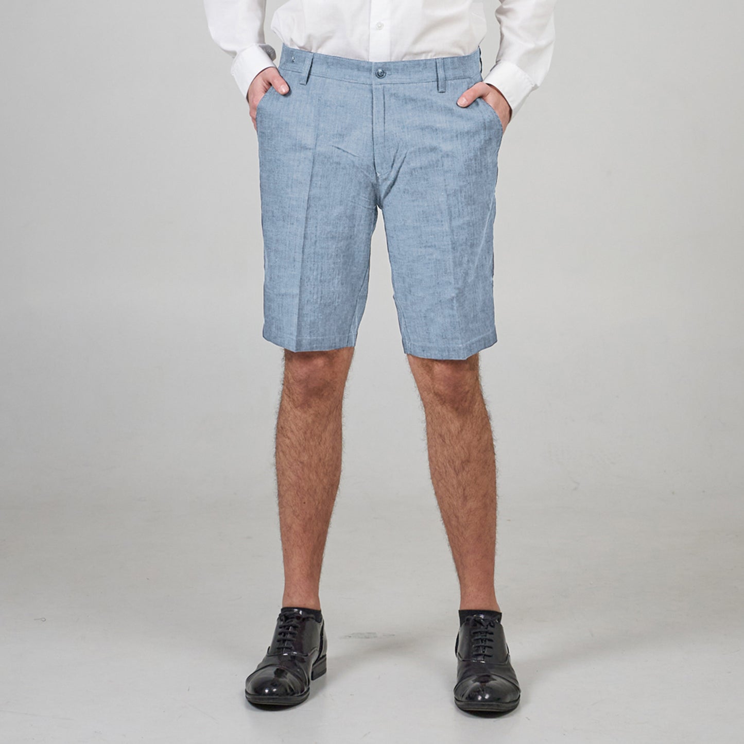 Men's S/S linen business casual shorts