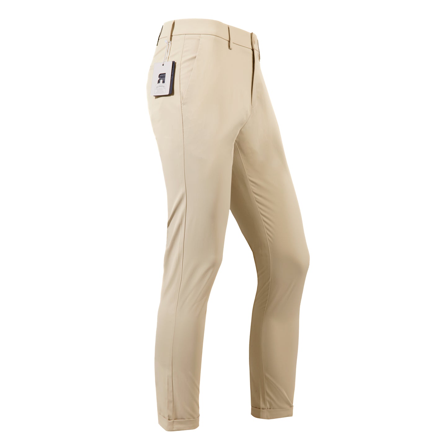 Men's S/S Tech Fabric Vertical Stripe Dress Pants
